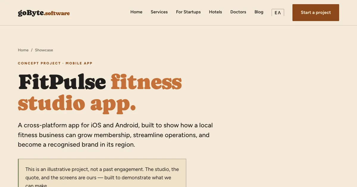 Mobile App use case preview
